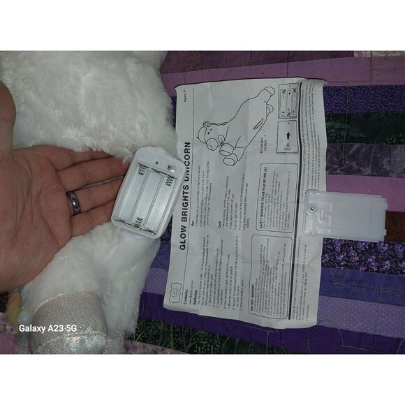 FAO Schwarz 15" Unicorn Plush Stuffed Animal With LED Lights - Picture 7 of 7